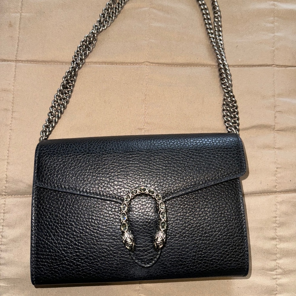DIONYSUS MINI LEATHER CHAIN WALLET
